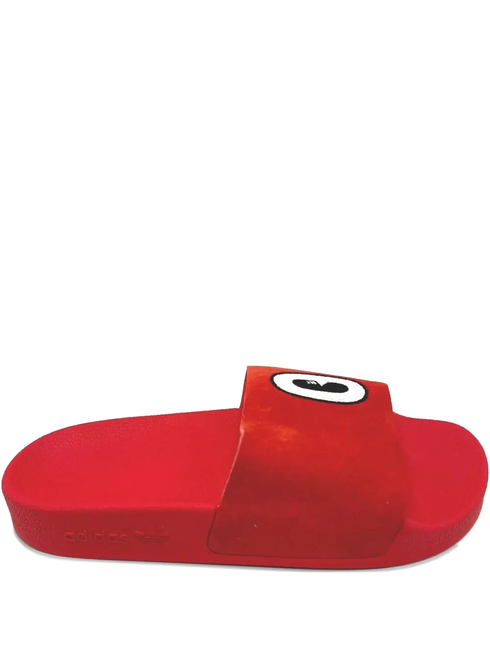 adidas  x Hattie Stewart Adilette "Red/White/Core Black" slides