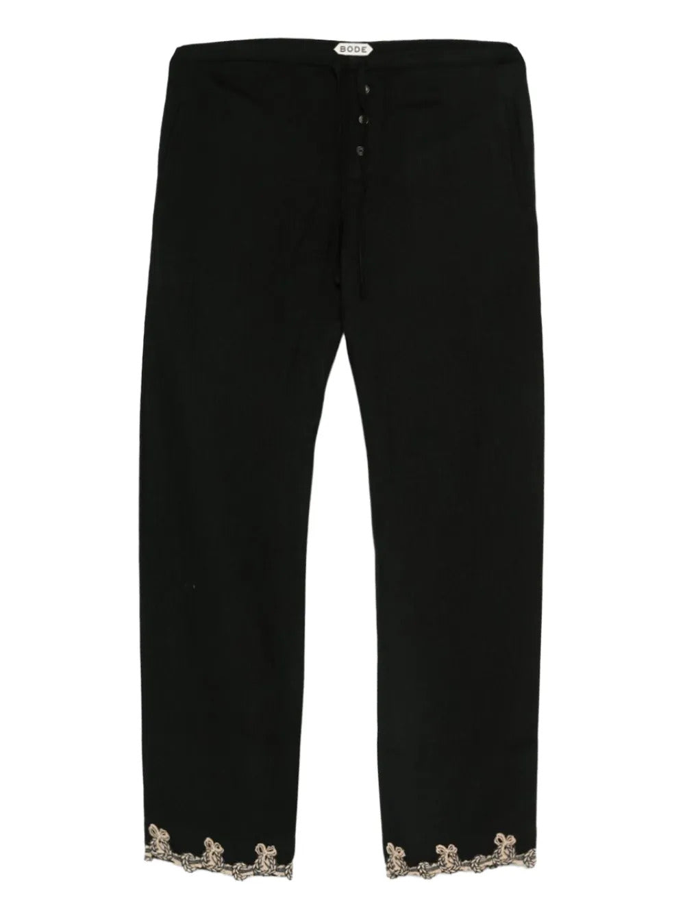 BODE  lace-trimmed drawstring trousers