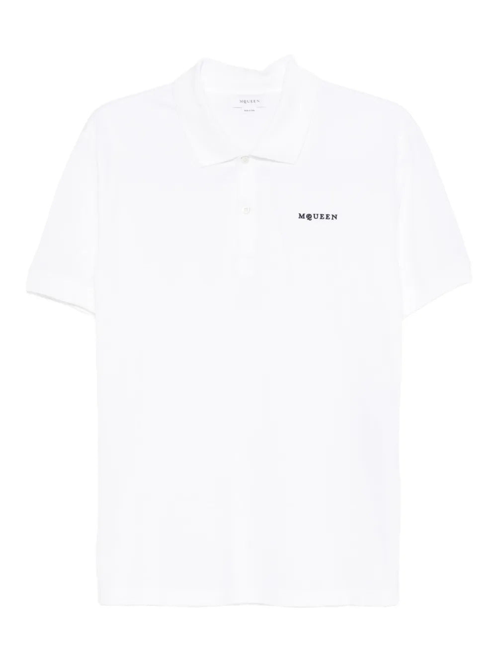 Alexander McQueen logo-embroidered polo shirt