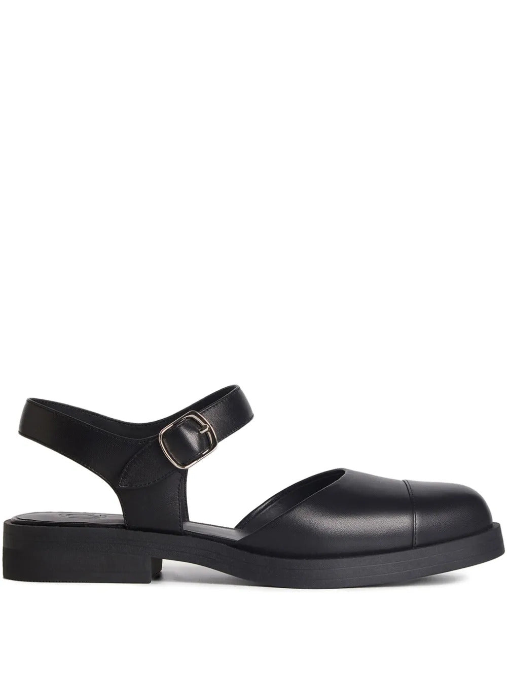 12 STOREEZ  leather Mary Jane pumps