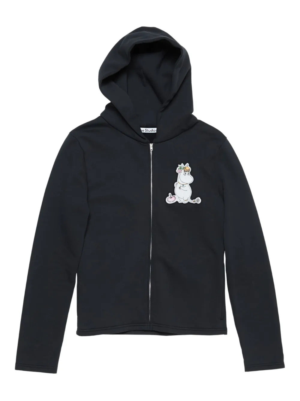 Acne Studios  unicorn-applique zip-up hoodie
