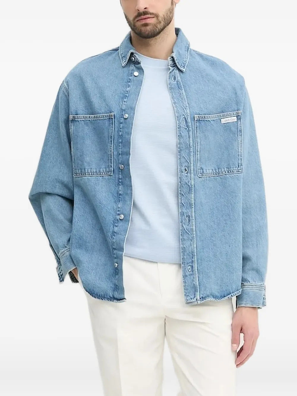 BOSS  textured crew-neck t-shirt
