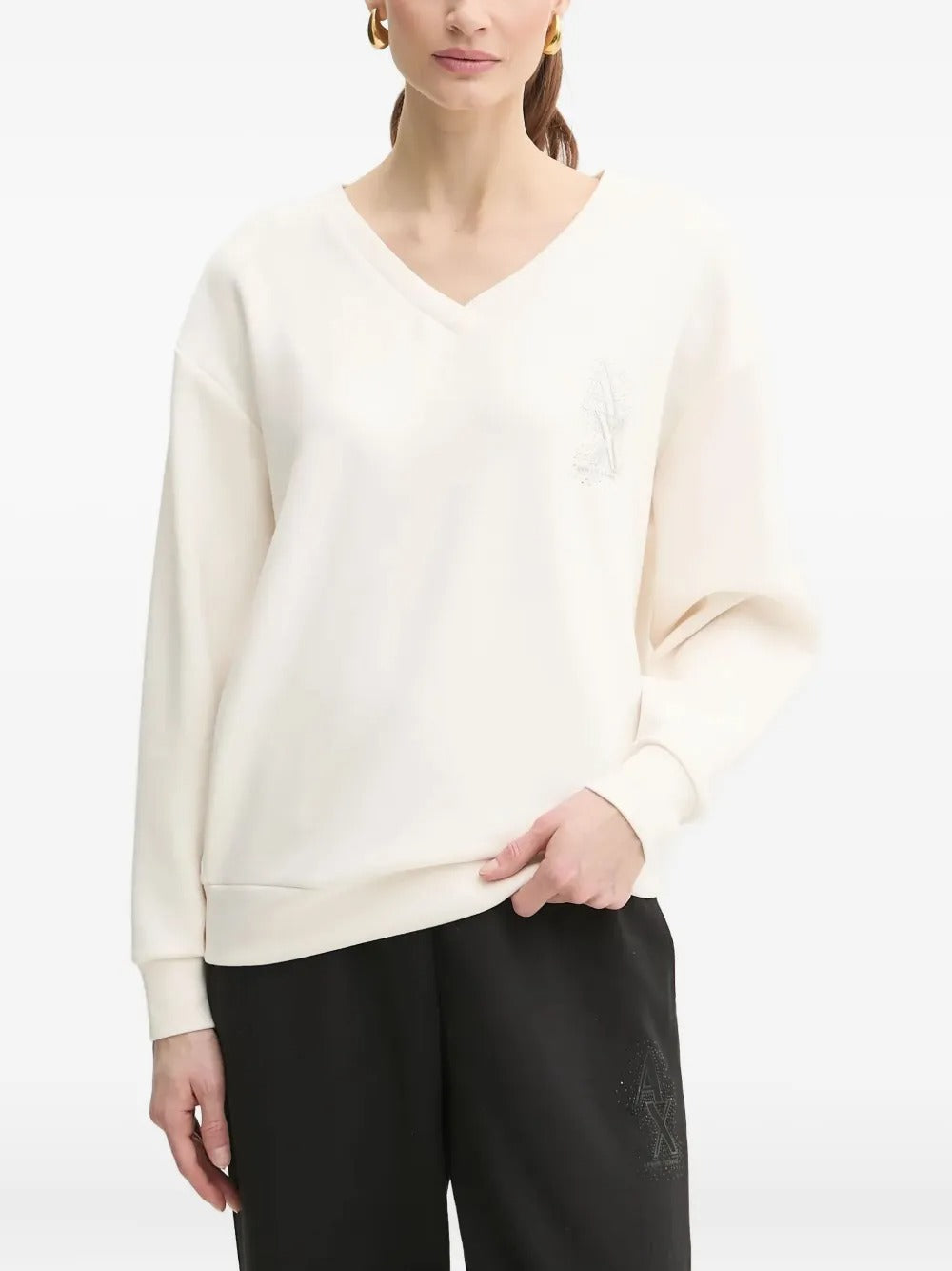 Armani Exchange  logo-embellished sweatshirt