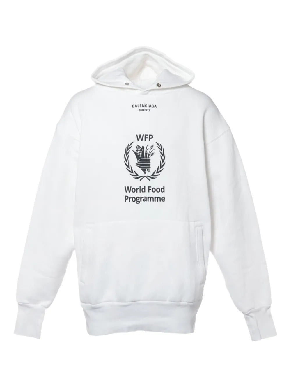 Balenciaga   x WFP cotton hoodie