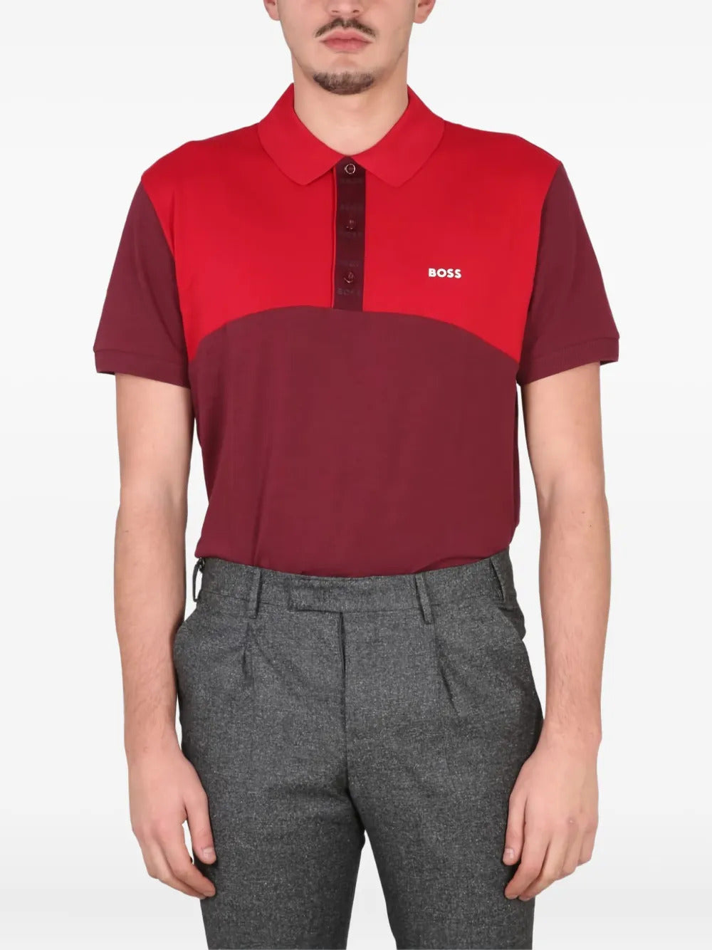 BOSS  cotton polo shirt