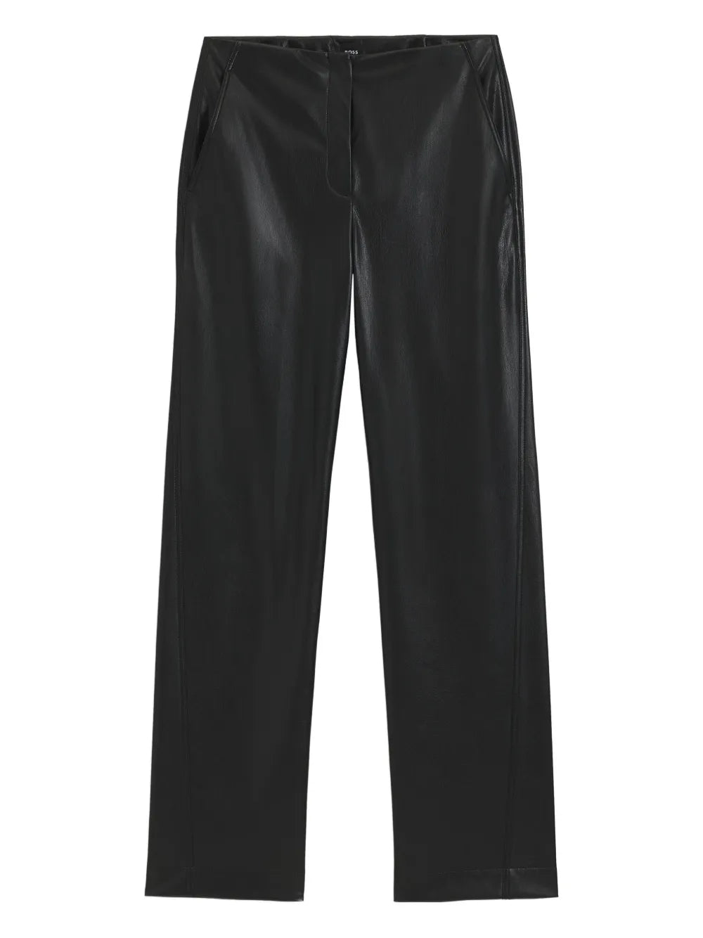 BOSS  faux-leather trousers