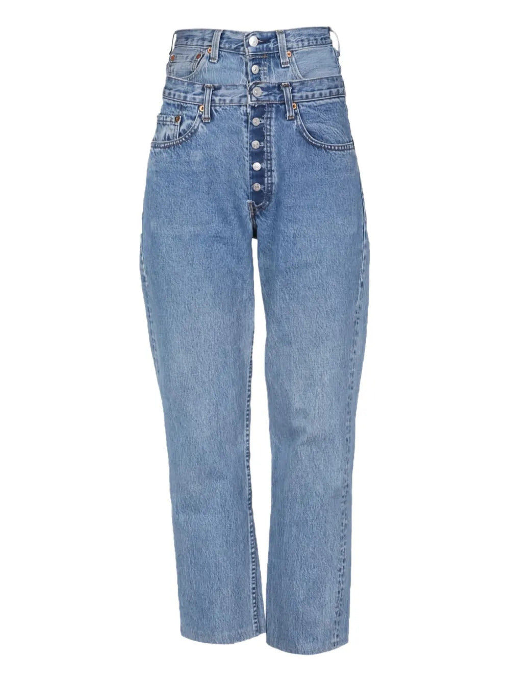 1/OFF  buttoned denim jeans