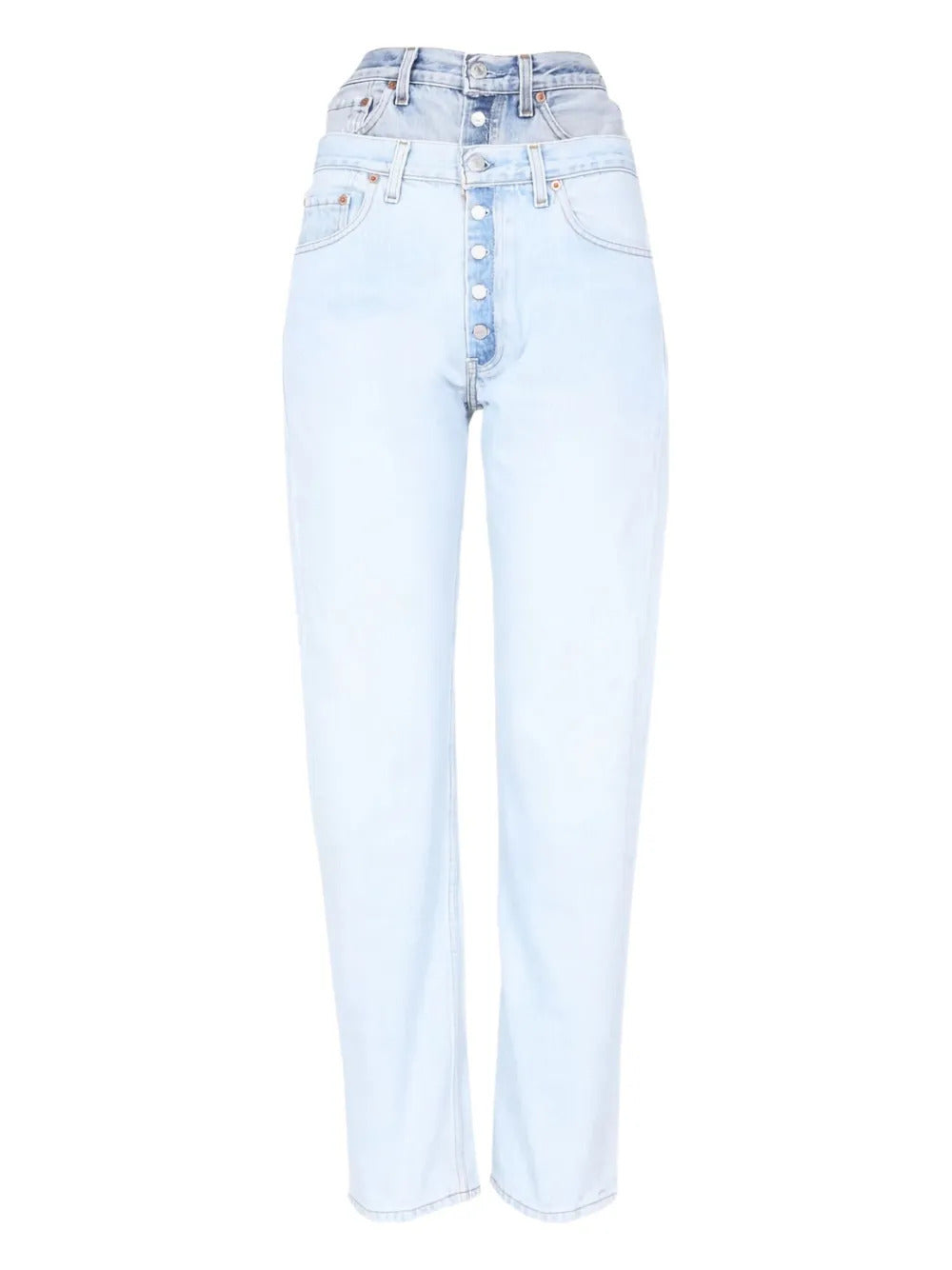 1/OFF  buttoned denim jeans
