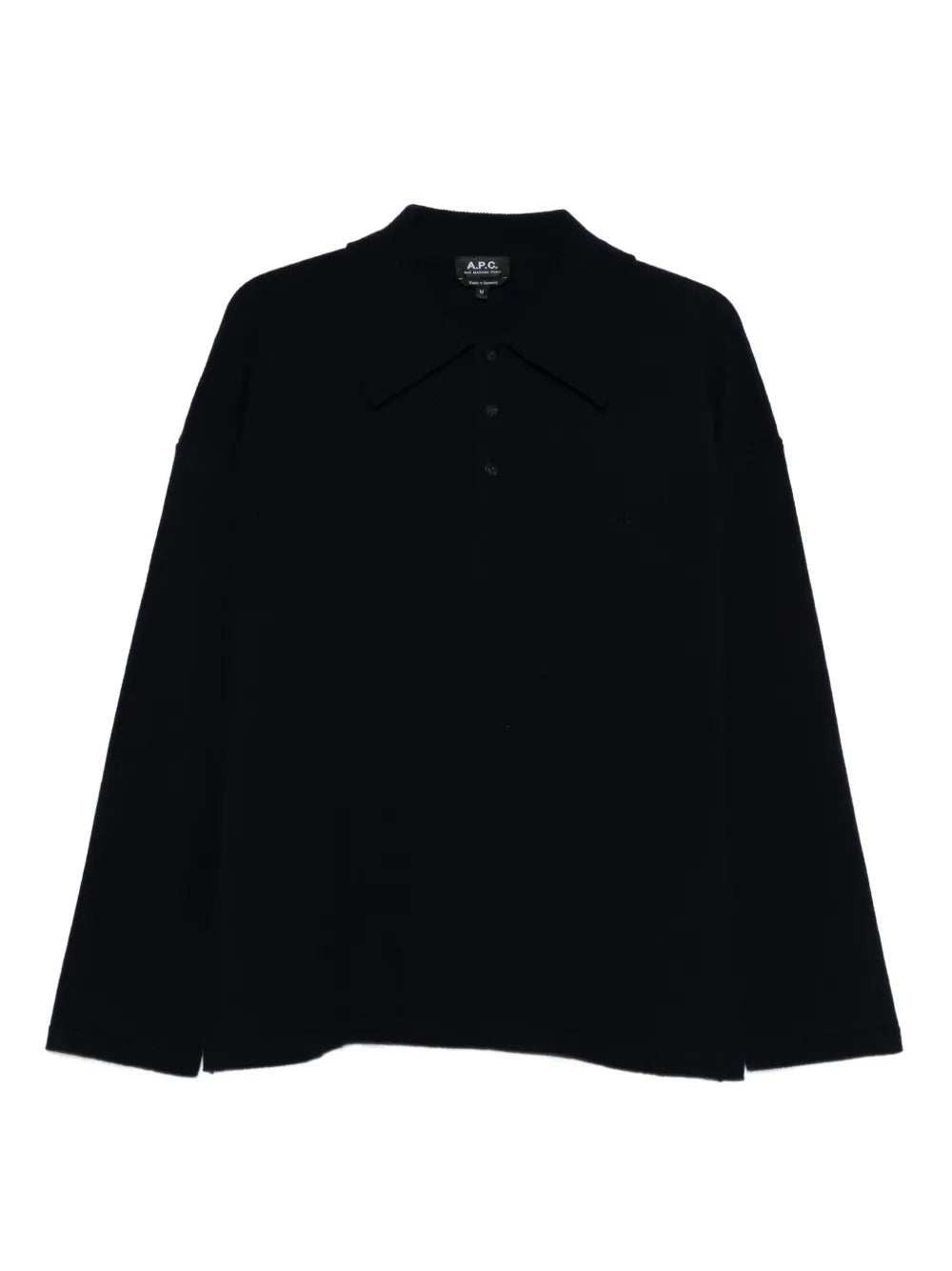 A.P.C.  long-sleeves wool polo shirt