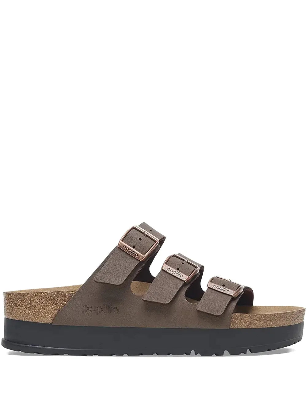 Birkenstock  Florida triple-buckle platform slides