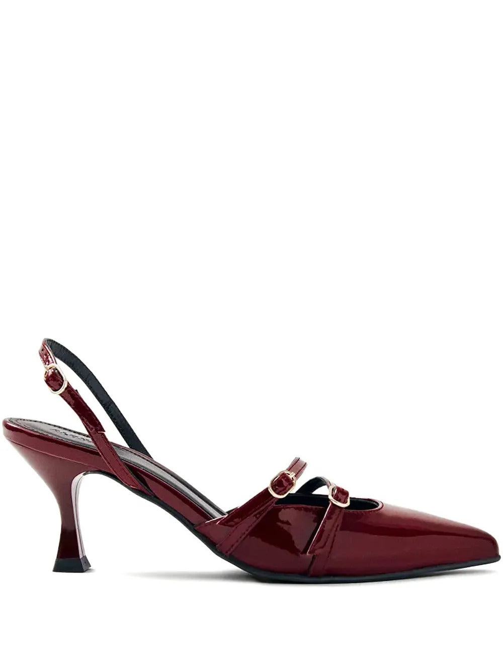 ALOHAS  75mm leather heeled pumps