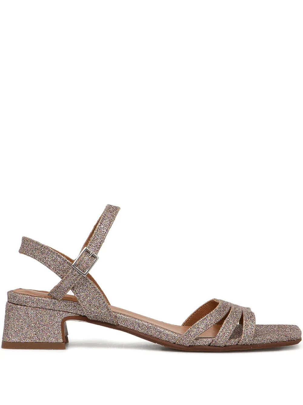 BILLI BI  35mm glitter block-heel sandals