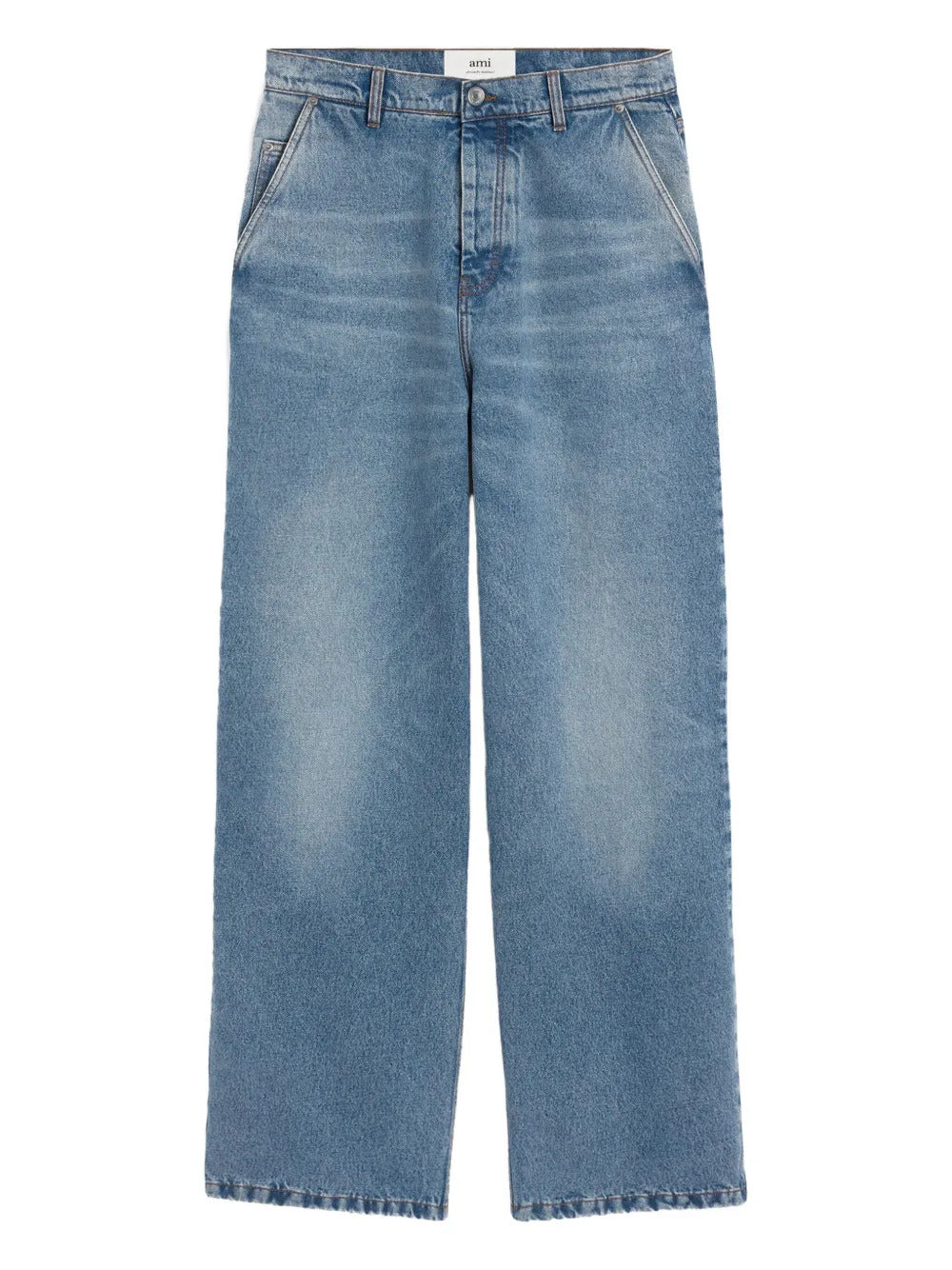 AMI Paris  Wide Fit cotton jeans