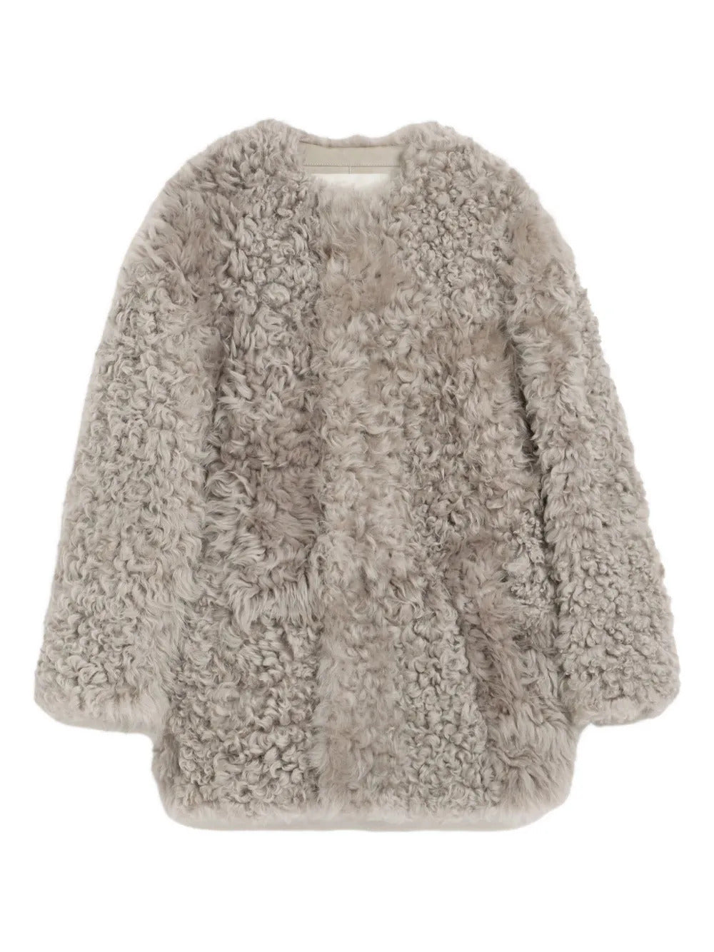 AMI Paris  shearling short jacket