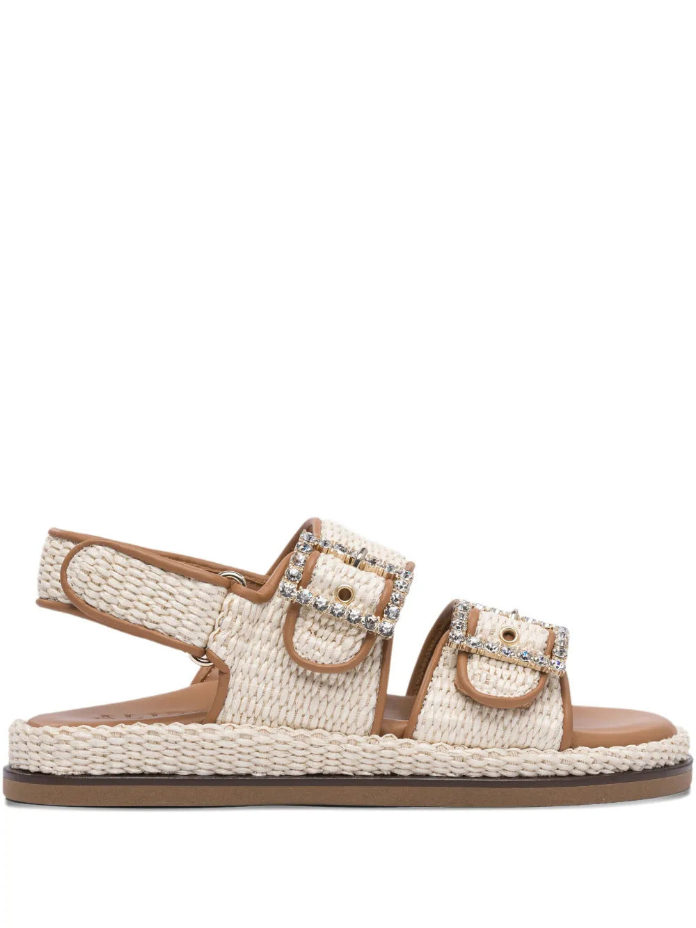 ALIBI  buckle-embellished flat sandals
