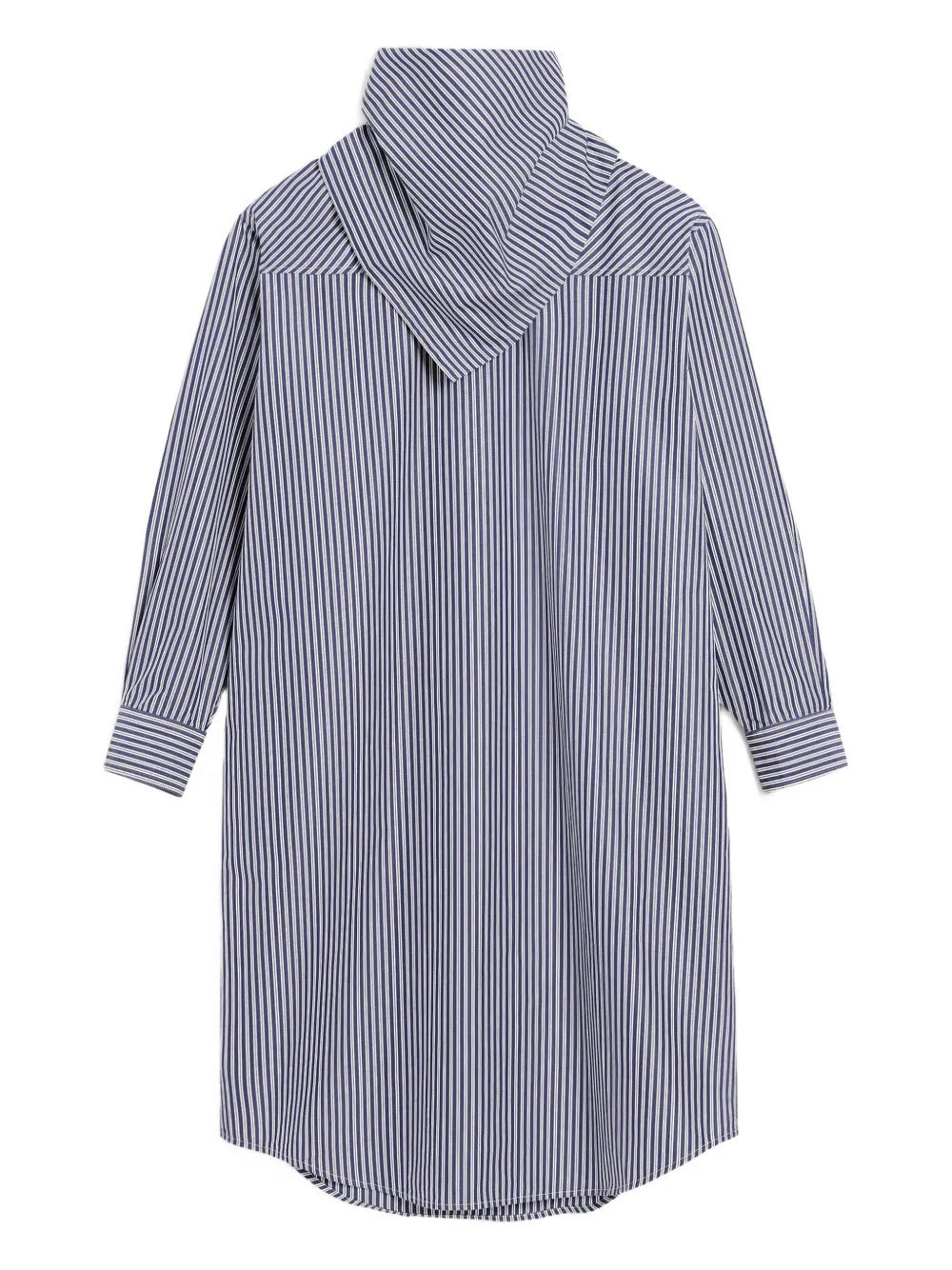 AMI Paris  striped bandana-collar midi dress