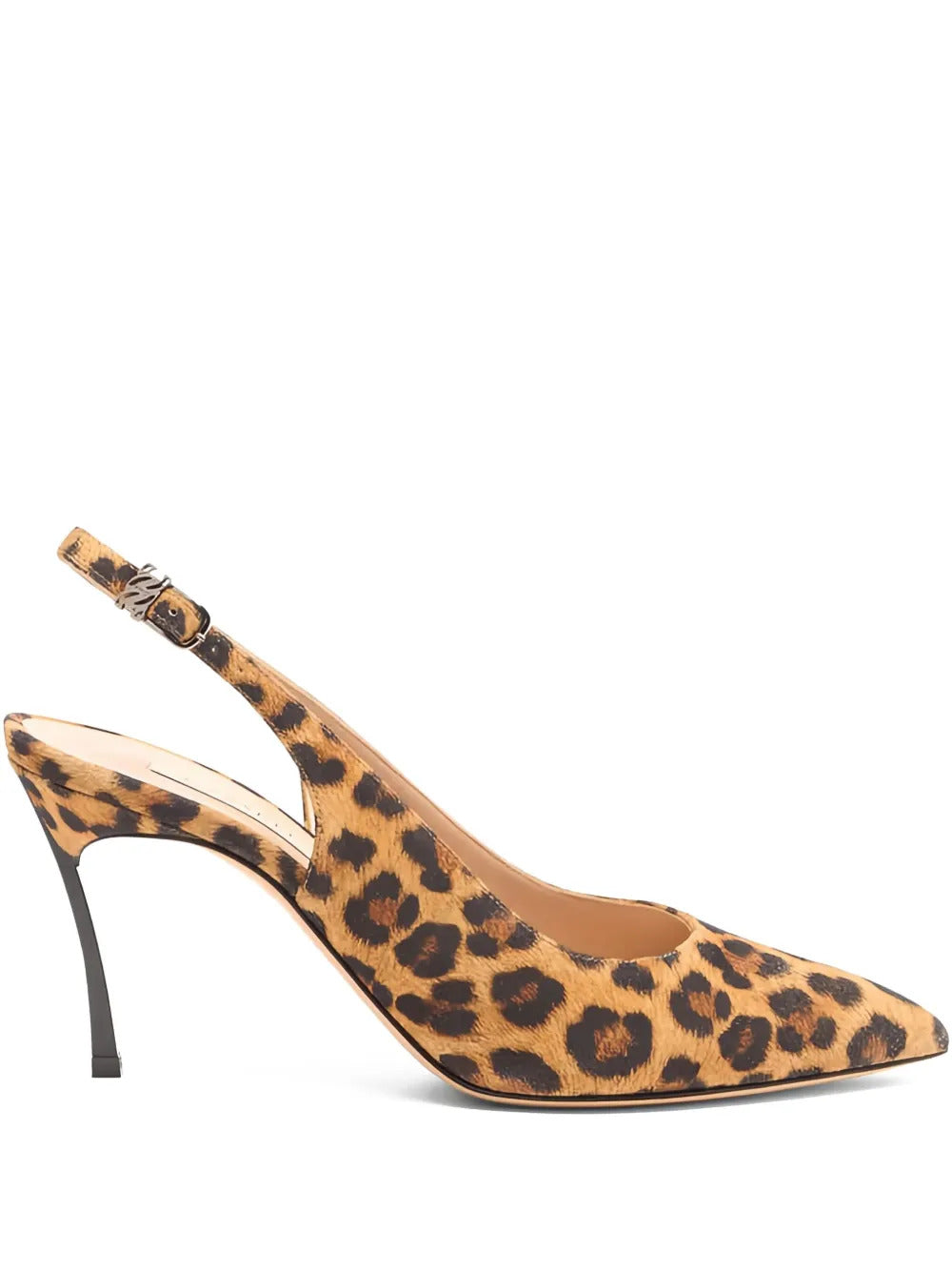Casadei  leopard-print slingback pumps