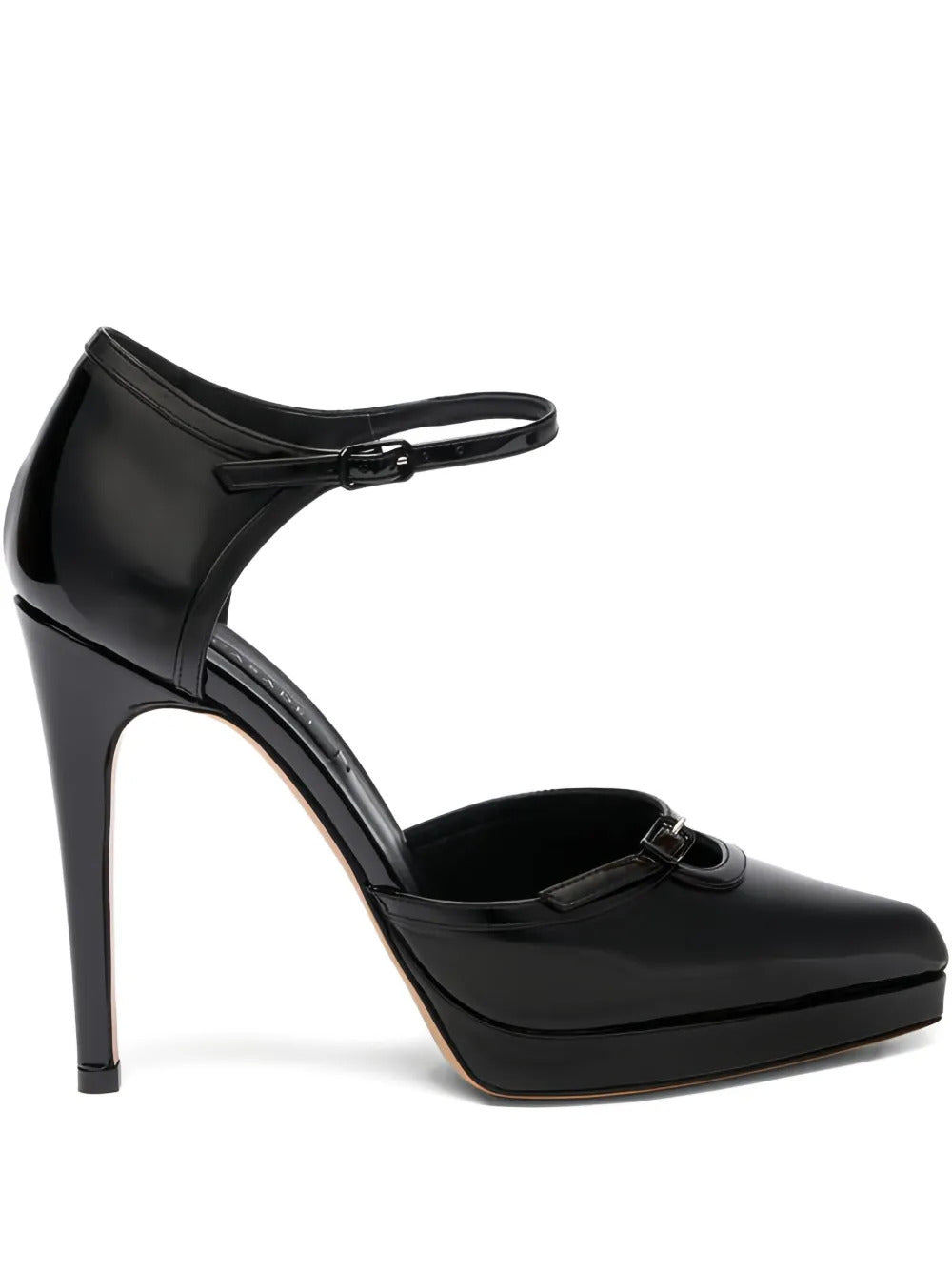 Casadei  100mm Michelle buckled platform pumps