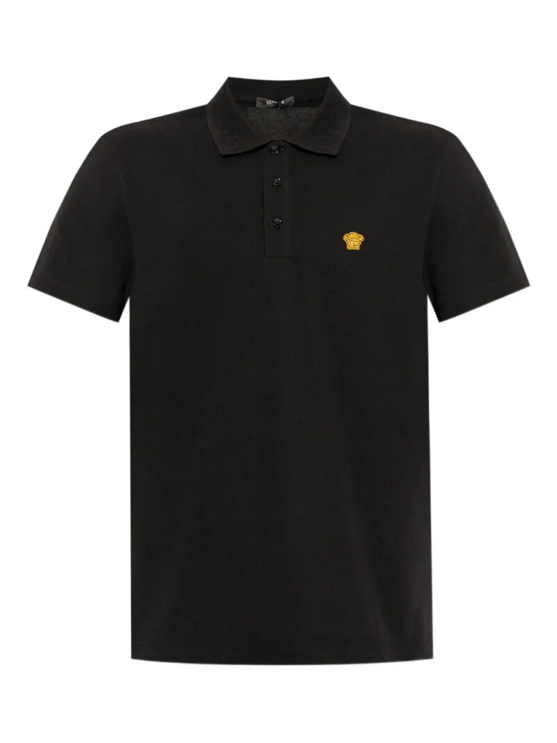Versace  medusa-emblem polo shirt