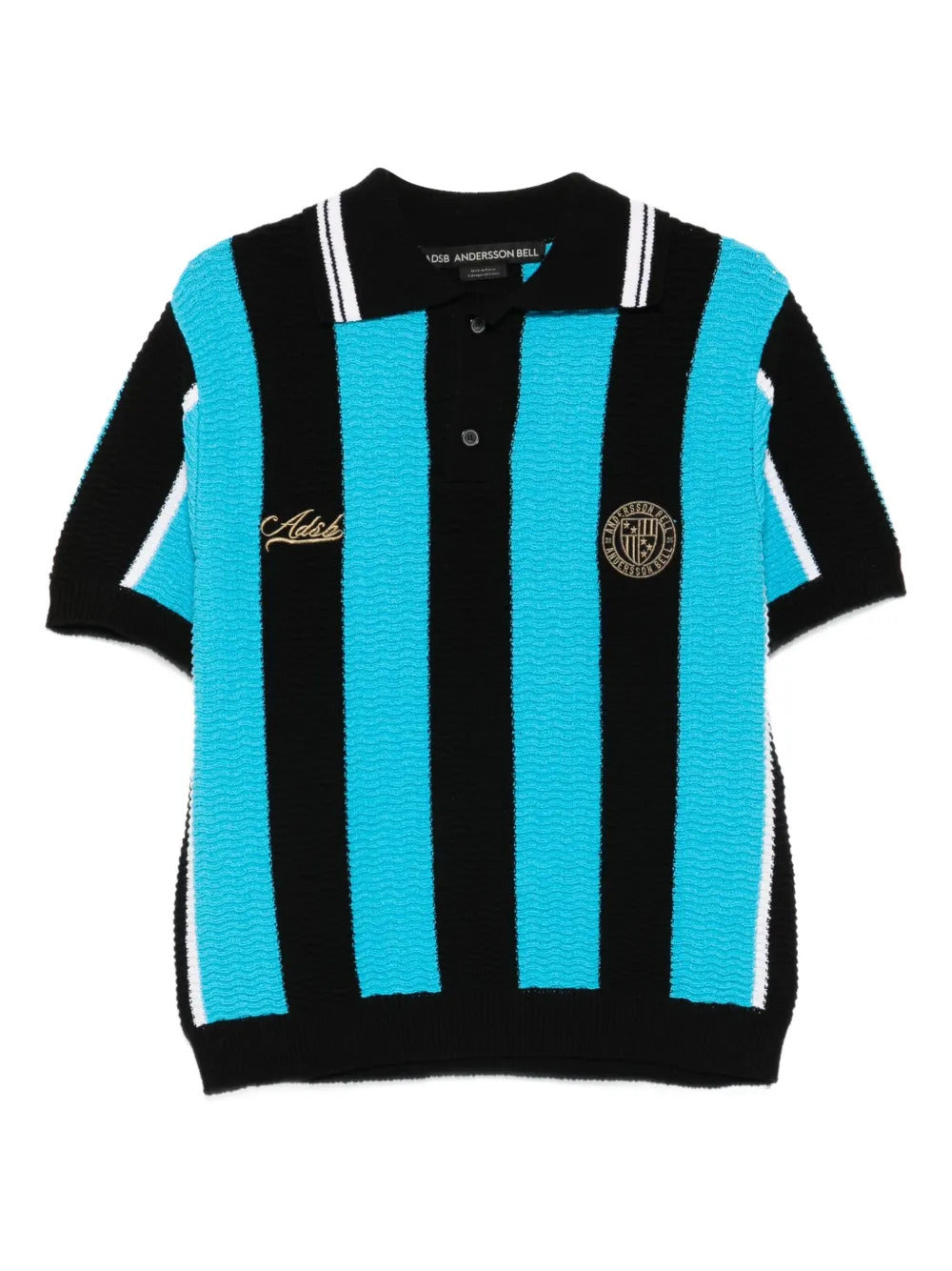 Andersson Bell  stripe soccer polo shirt