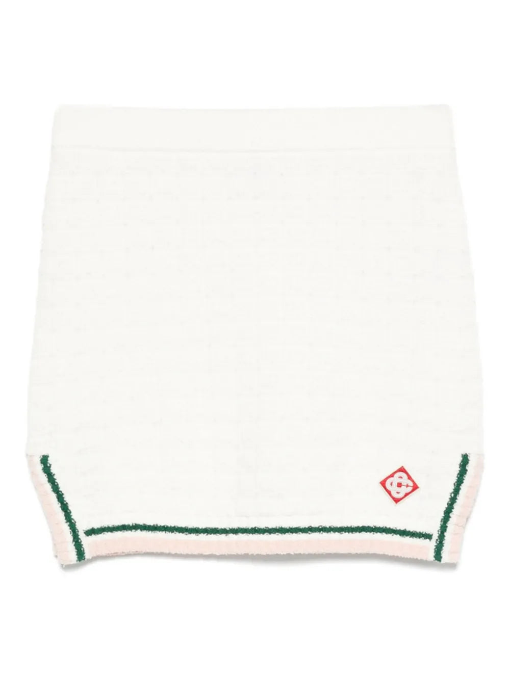 Casablanca  striped-trim cotton skirt