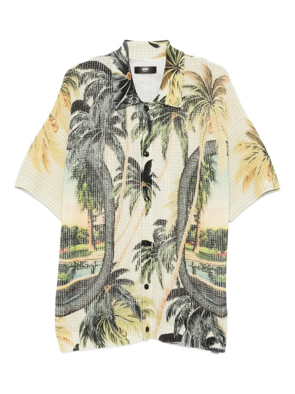 AMIRI  palm tree-print shirt