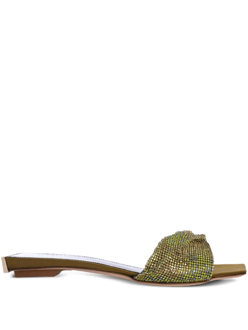 Benedetta Bruzziches  Golrarda embellished square-toe slides