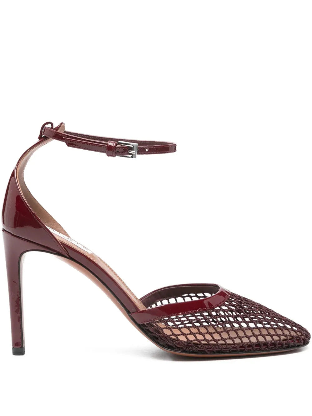 Alaïa  90mm ankle-strap mesh pumps