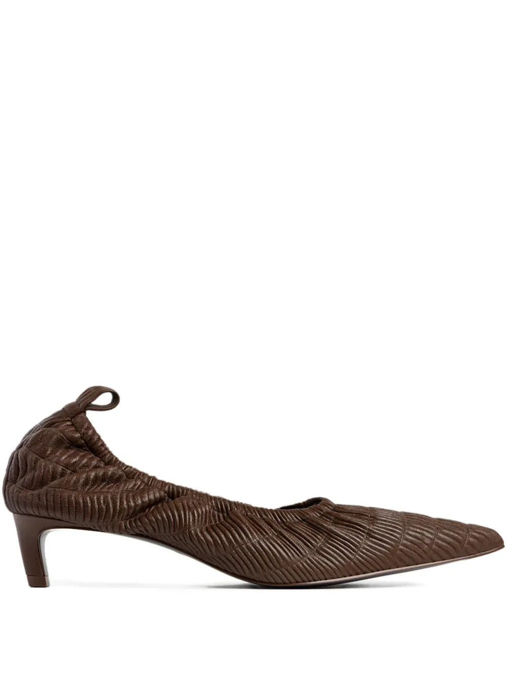 12 STOREEZ  40mm leather pumps