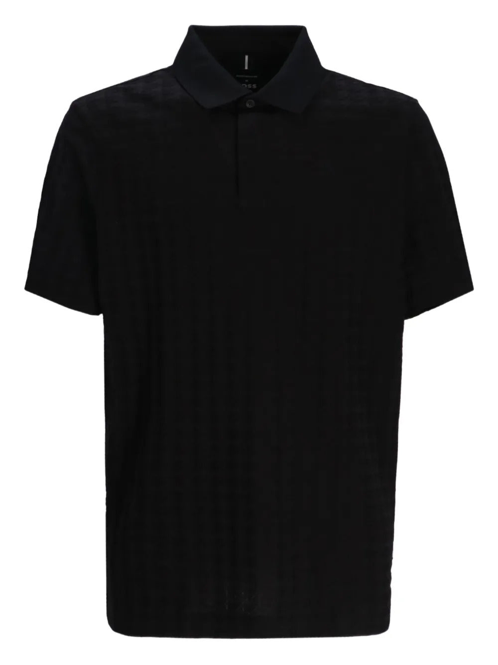 BOSS  textured polo shirt