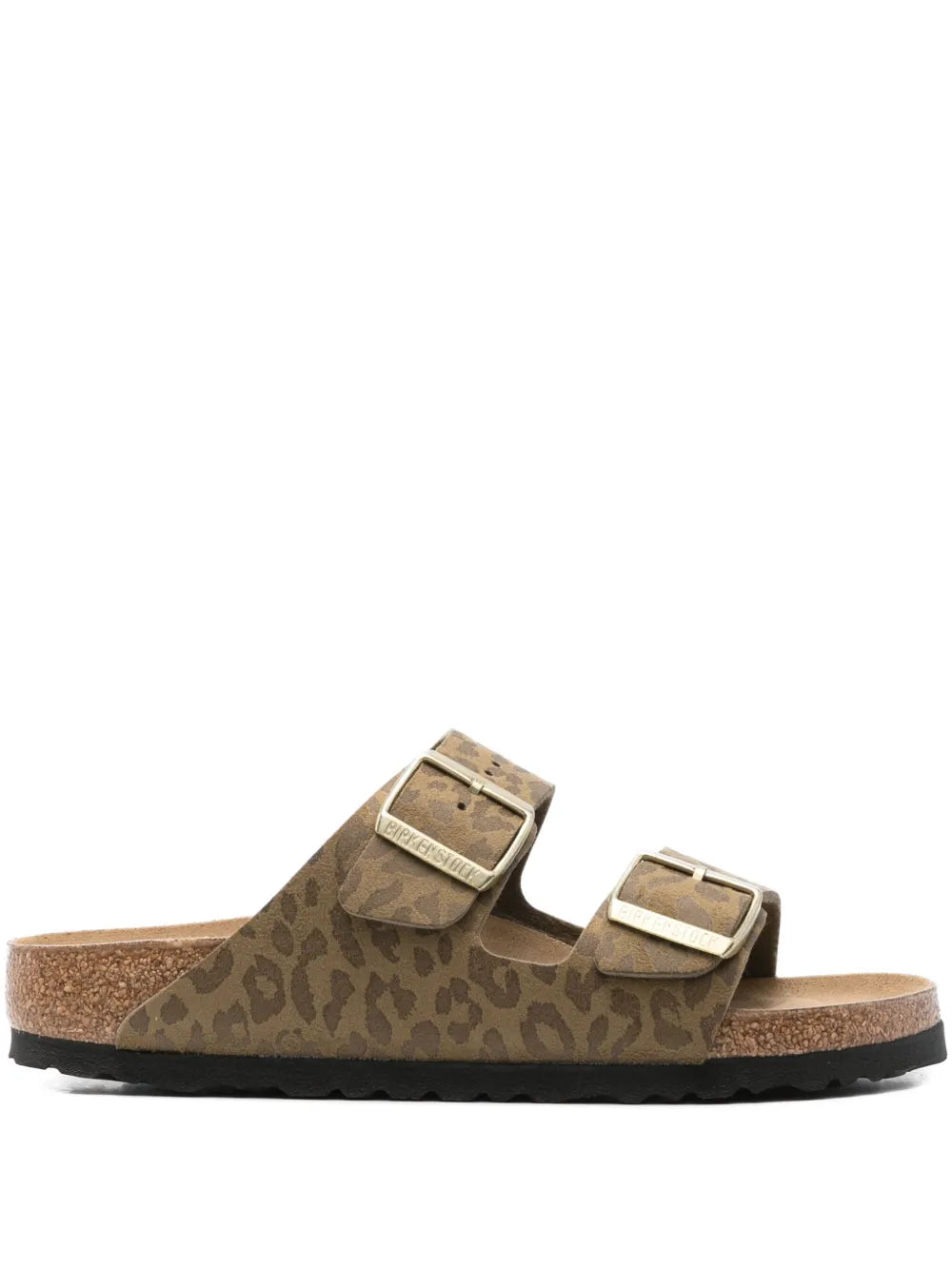 Birkenstock  Arizona leopard-print double-buckle sandals