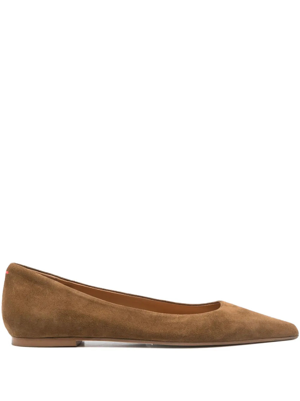 Aeyde  pointed-toe suede flat pumps