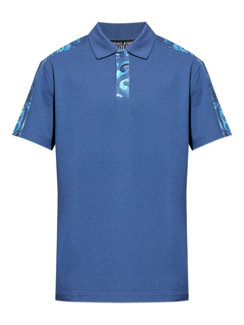Versace Jeans Couture  Baroque-print polo shirt
