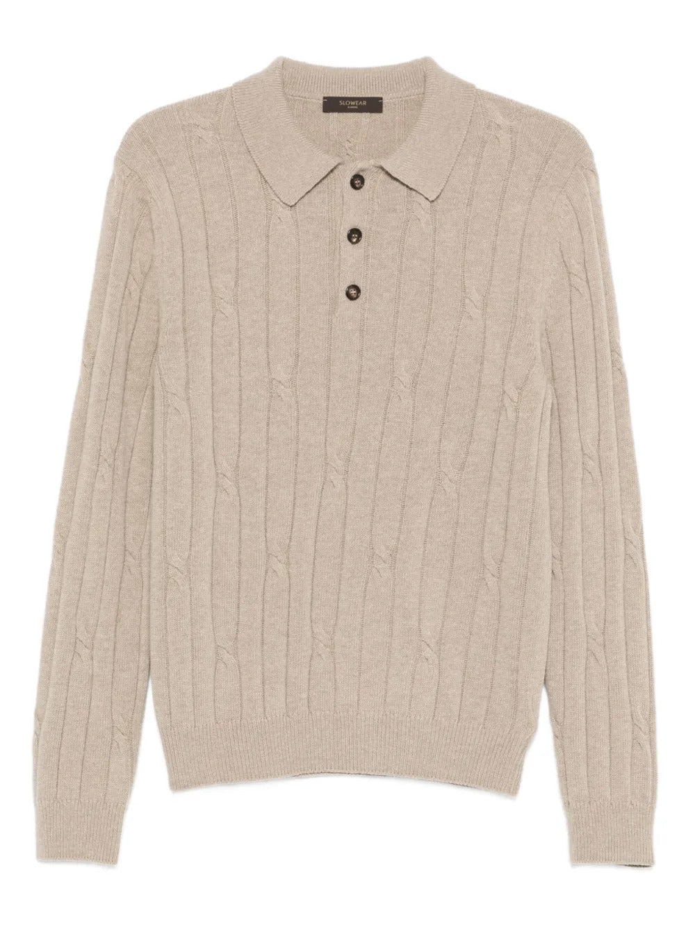 Zanone  cable-knit polo shirt