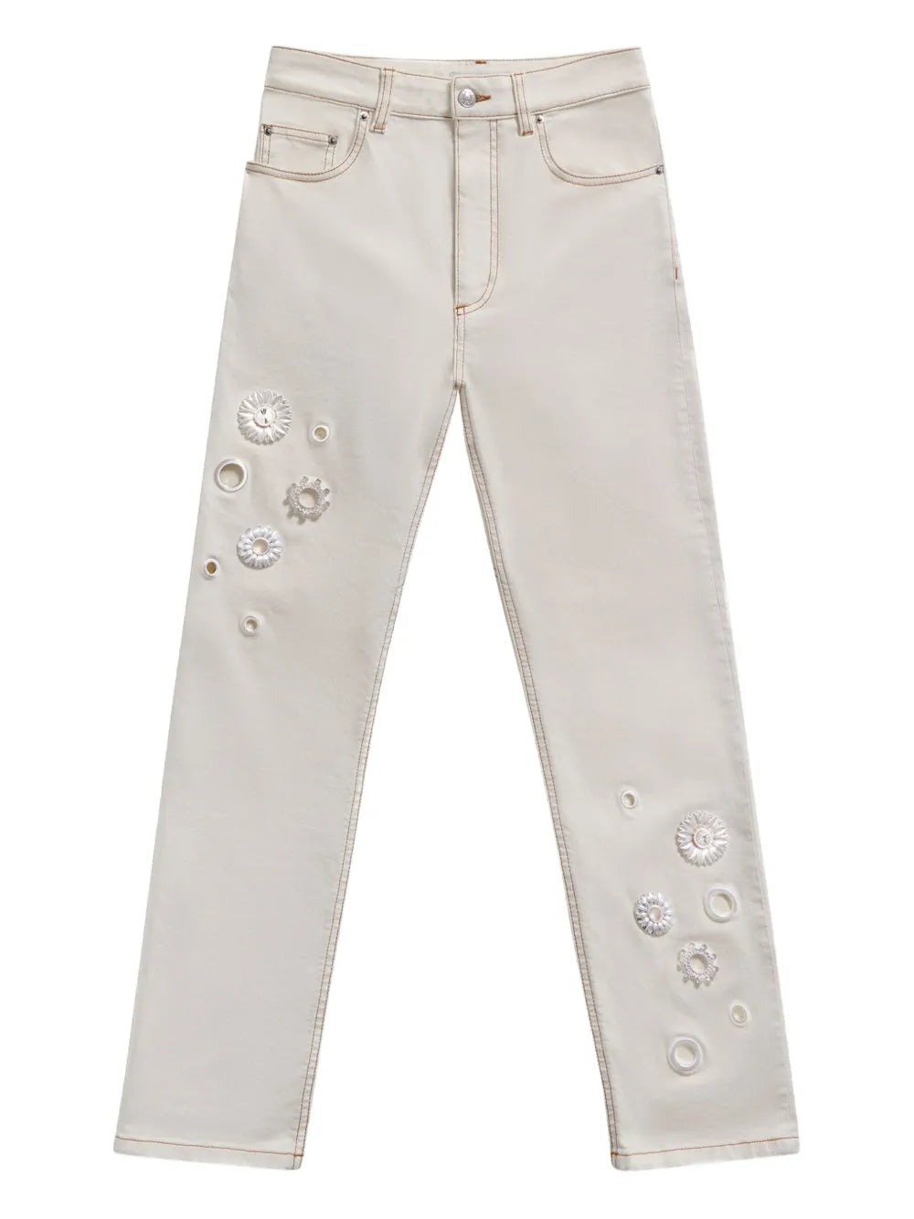 AREA  cut out-detail jeans