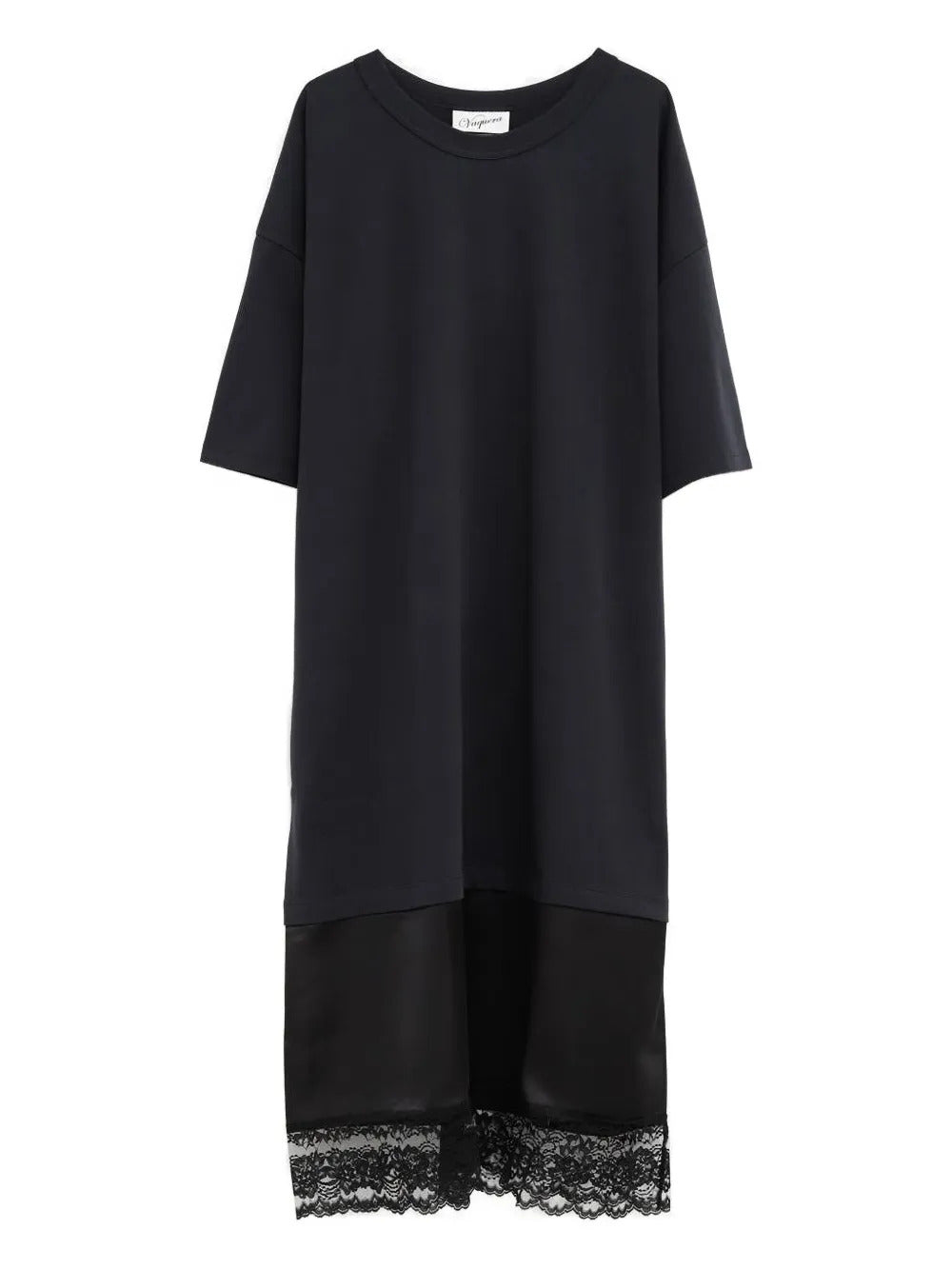 Vaquera  lace-trim midi dress