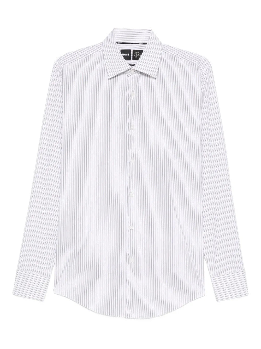BOSS  striped long-sleeve shirt