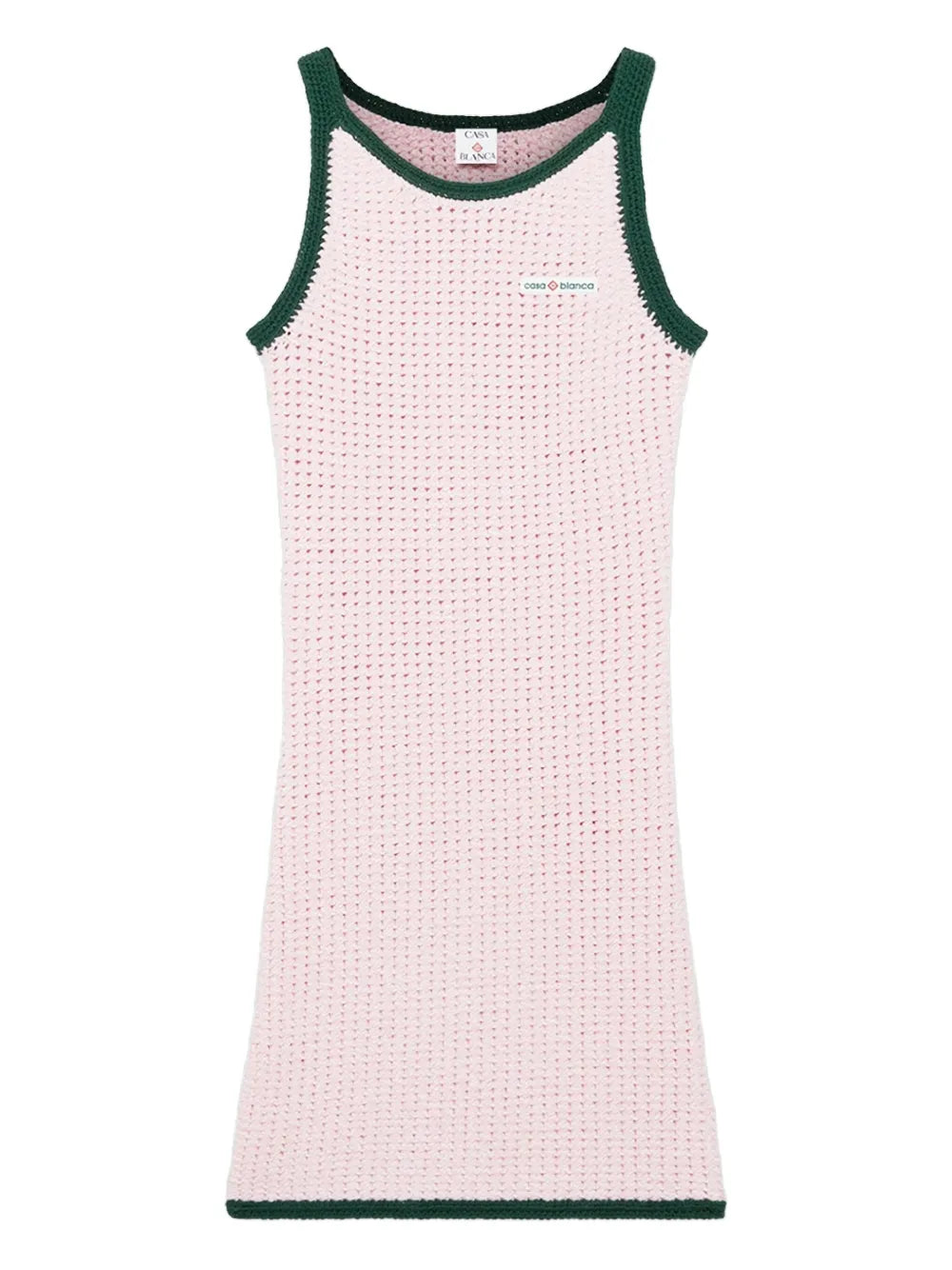 Casablanca  knitted contrast-trim dress