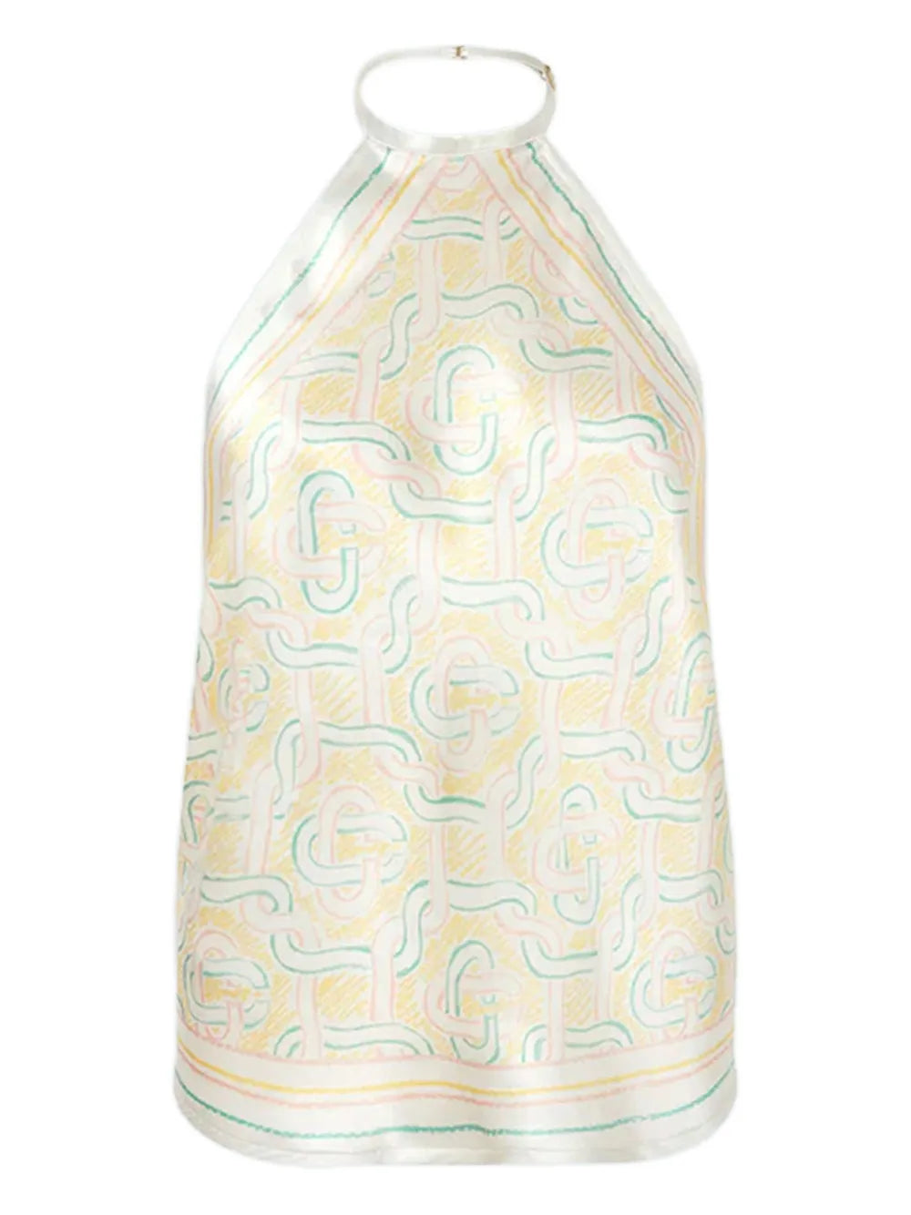 Casablanca  halterneck print dress