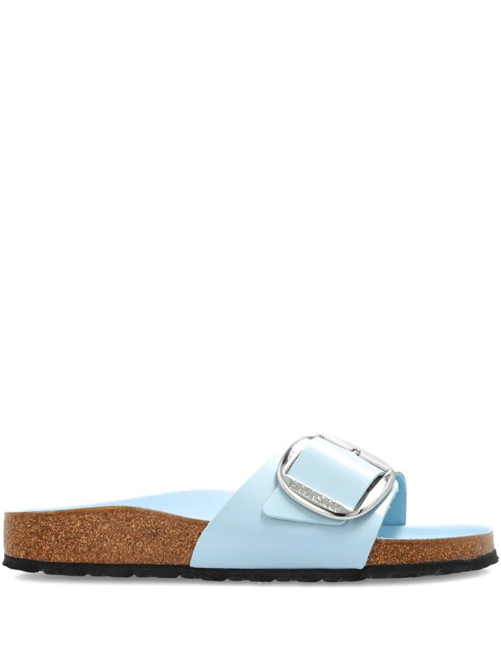 Birkenstock  buckle patent leather flat sandals