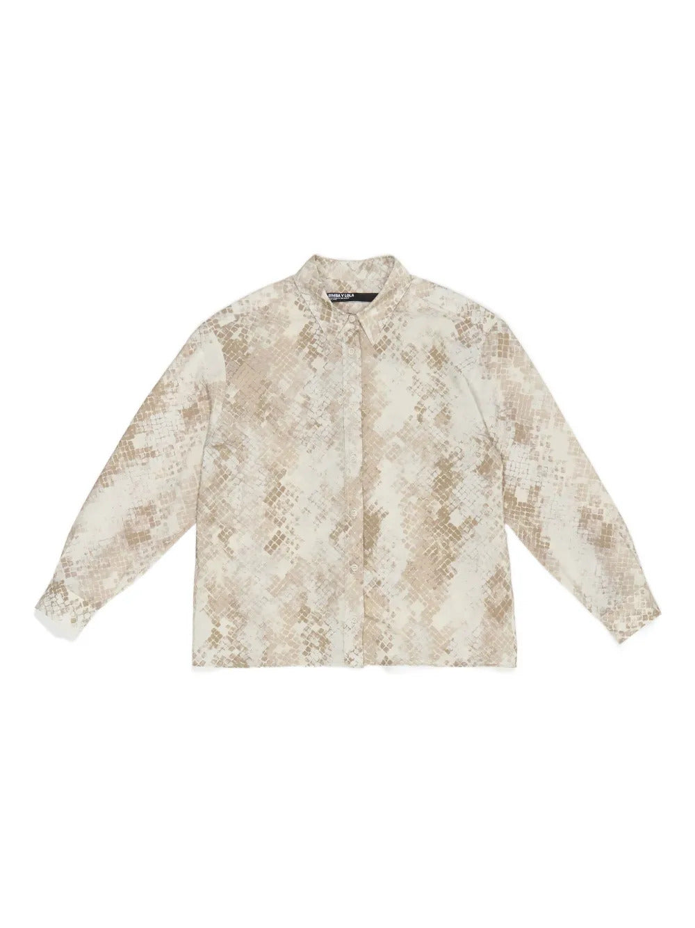 Bimba y Lola  snake-print shirt