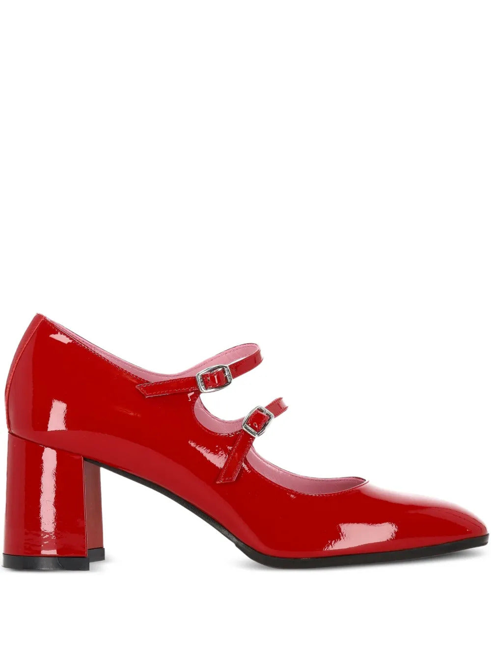 Carel Paris  60mm leather heeled pumps