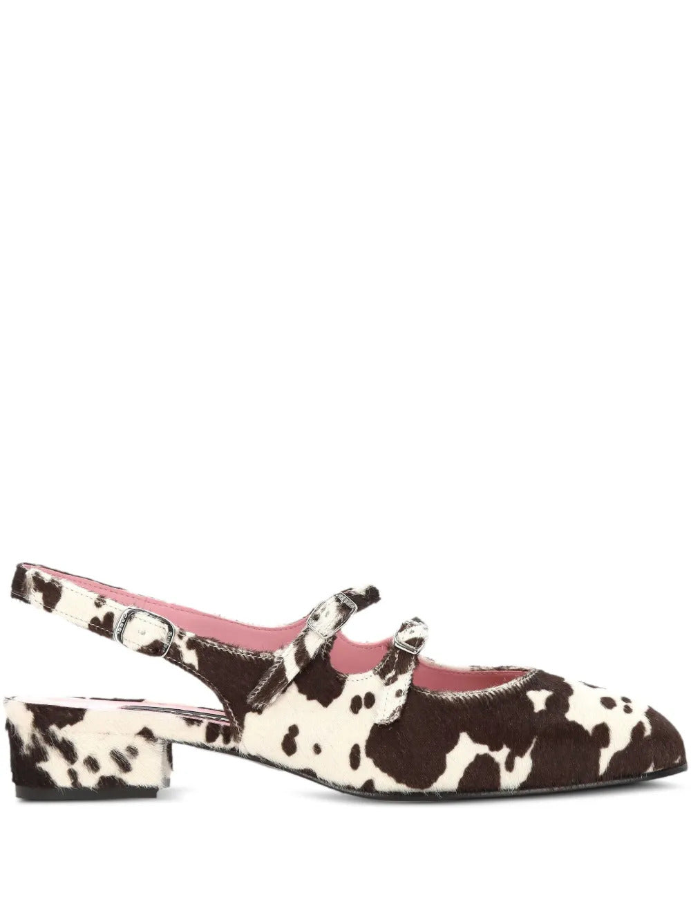 Carel Paris leather buckle pumps