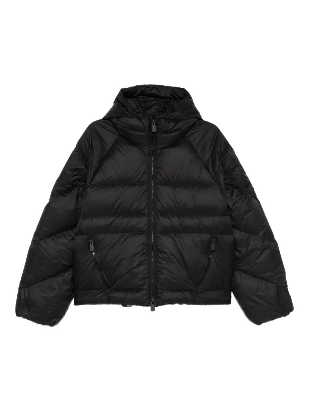 Bacon  zip-fastening puffer jacket