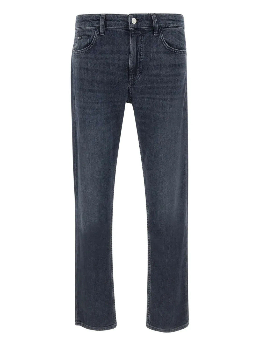 BOSS  five-pocket logo-patch jeans