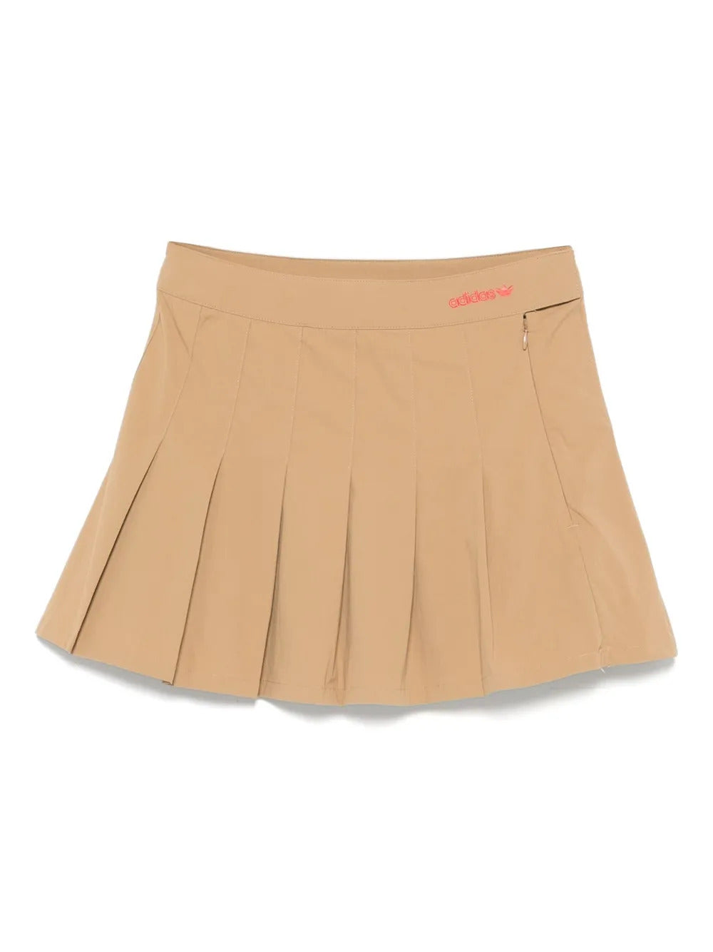 adidas  pleated cotton mini skirt