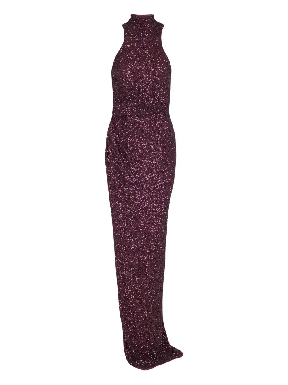 Balmain  high-neck sequin dress