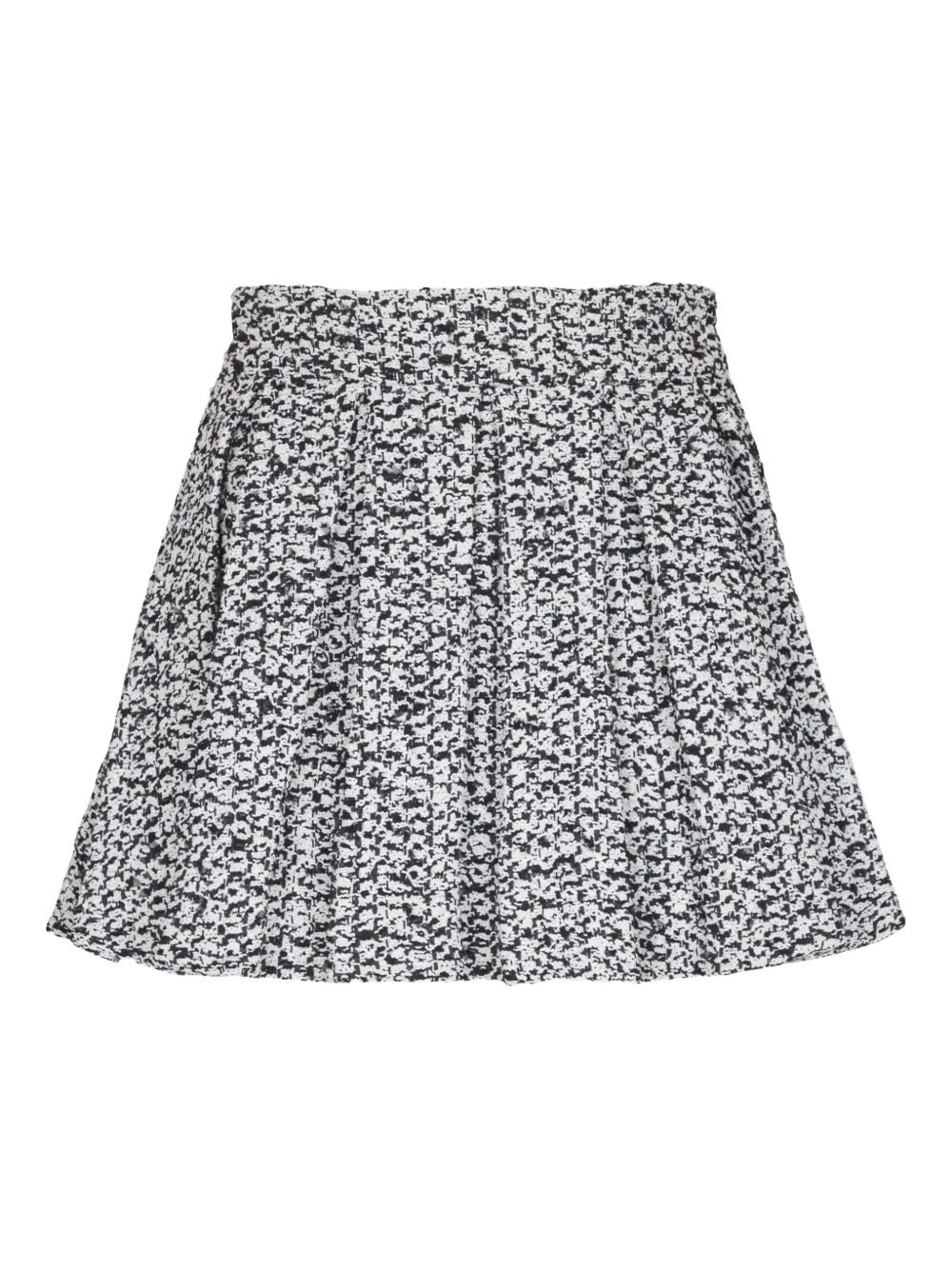 Balmain  high-waisted tweed pleated mini skirt