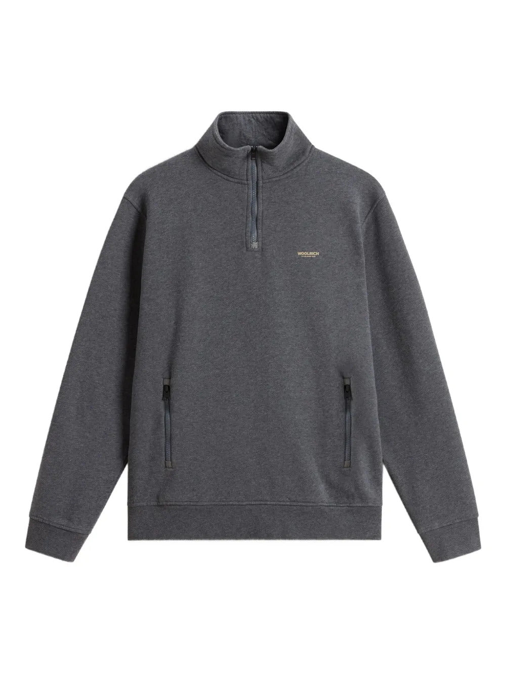 Woolrich  Mixmedia zip sweatshirt