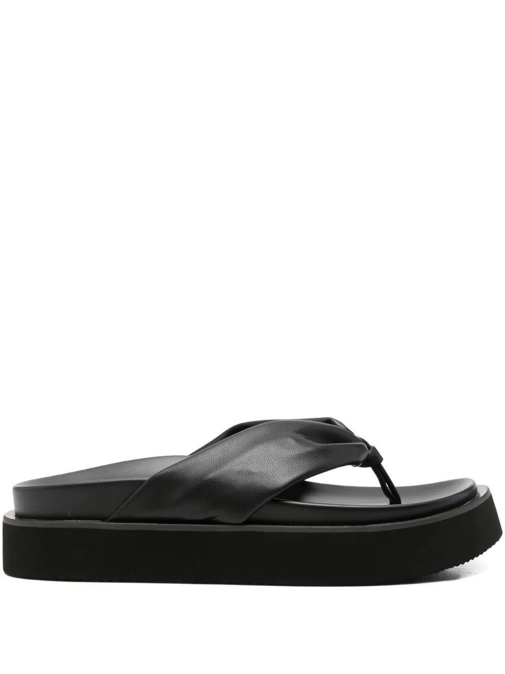 Yohji Yamamoto  knotted leather sandals